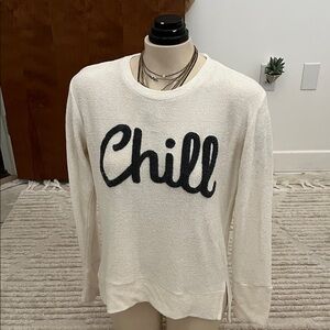 Chill White Sweater